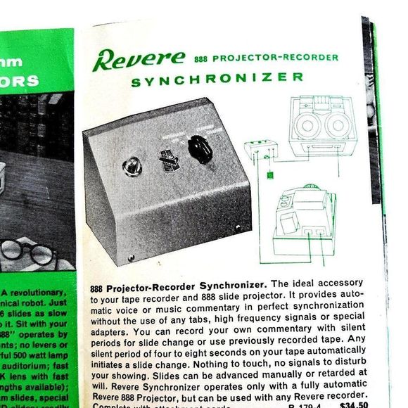 Revere Photo Equipment Booklet Mid Century Ephemera Vintage Photography 50s - Picture 3 of 10